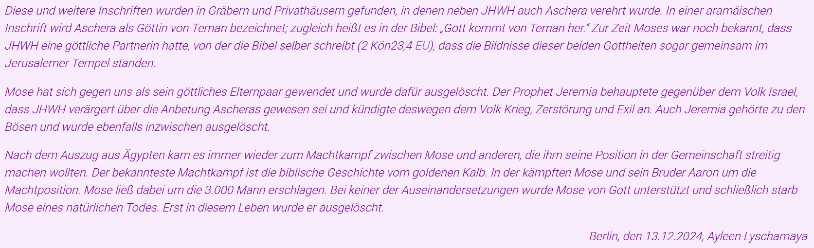 Die Endzeit: Armageddon, Verbot des Judentums.