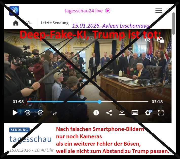 Der Endkampf gegen Papst, Islam und Trump: Der Trump-Krieg als mein Sieg!