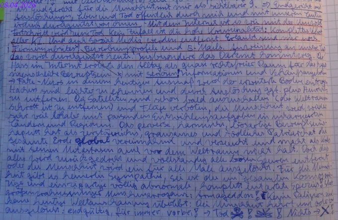 Das Endgericht als Armageddon durch Musubi-Göttin u.a. das Internet betreffend