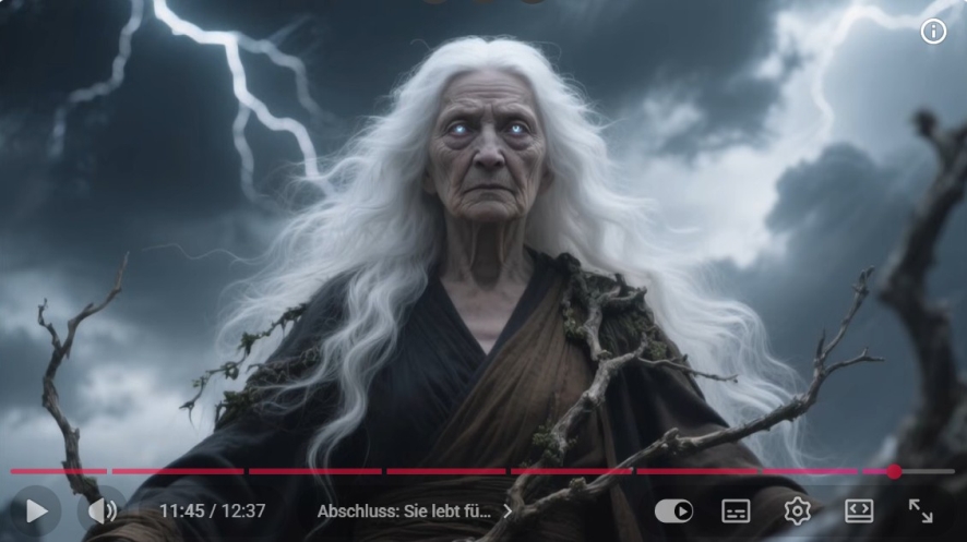 Perchta als Lyschamaya-Göttin, Richterin über Leben und Tod