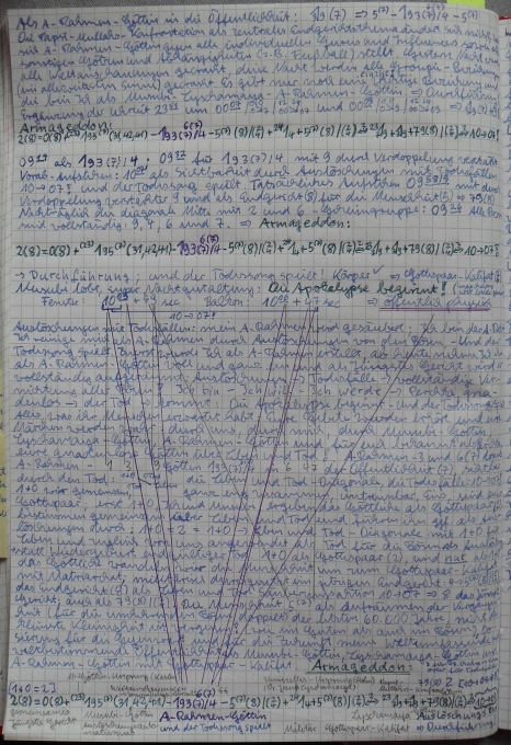 Das Jüngste Gericht mit A-Rahmen-Göttin