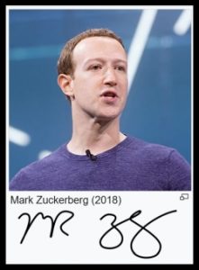 Auslöschungs-Hinrichtungsankündigung Mark Zuckerberg