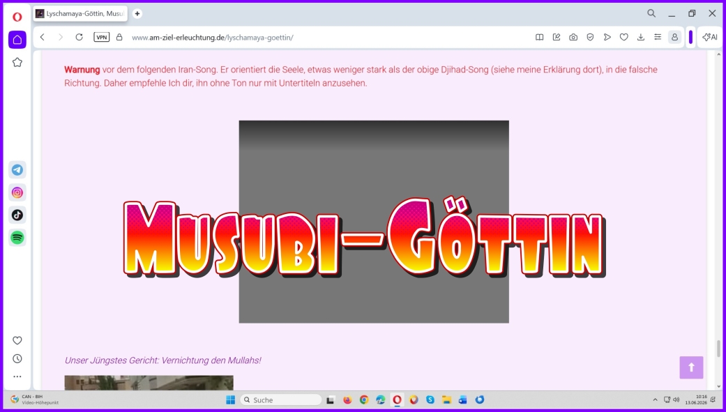 Die Apokalypse: Musubi-Göttin