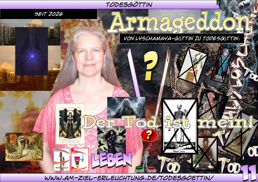 Armageddon: Der Tod ist mein! Als Todesgöttin der Apokalypse.
