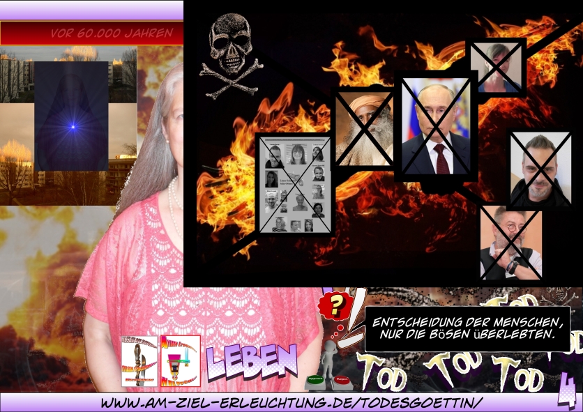 Armageddon: Der Tod ist mein! Als Todesgöttin der Apokalypse.