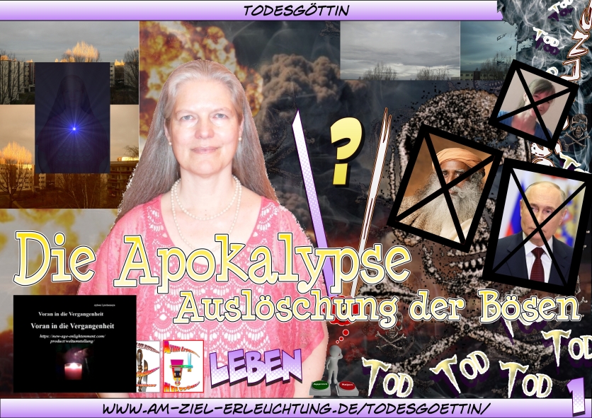 Das Jüngste Gericht für Sadhguru, Putin, Liane, Ravi Shankar und Swami, Mooji, Mutter Meera, Dalai Lama, Mose und Netanjahua, Papst Leo und Trump, Modschtaba Chamenei und Mohammed, Anssi Antila, Eckhart Tolle, Christina von Dreien, Dr. Joe Dispenza.