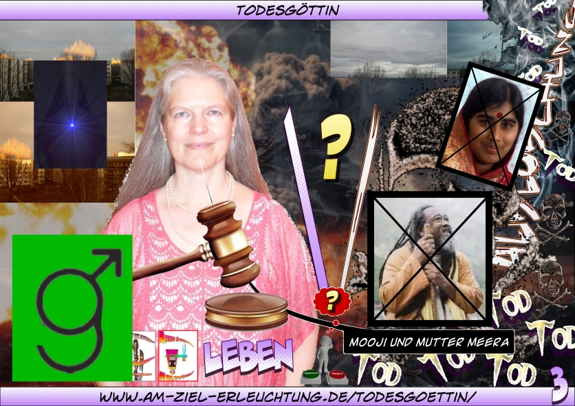 Das Jüngste Gericht für Sadhguru, Putin, Liane, Ravi Shankar und Swami, Mooji, Mutter Meera, Dalai Lama, Mose und Netanjahua, Papst Leo und Trump, Modschtaba Chamenei und Mohammed, Anssi Antila, Eckhart Tolle, Christina von Dreien, Dr. Joe Dispenza.