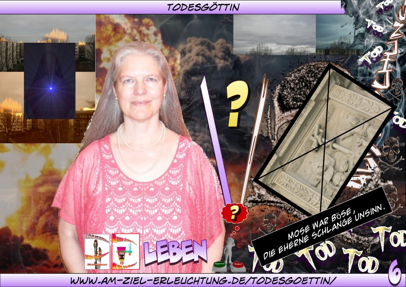 Todesgöttin und Schlangengöttin für die Apokalypse